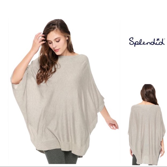 Anthropologie Tops - M/L Splendid Cashmere Blend Poncho